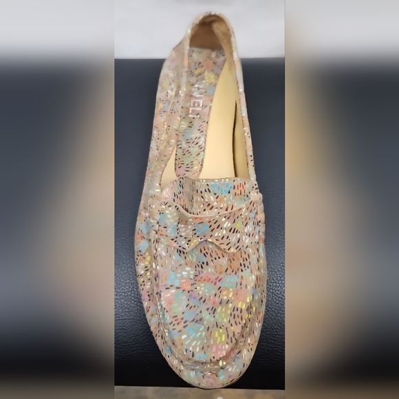 Vaneli Women's Leather Multicolor Loafers Size 6 Boho Hippie Cottagecore - Picture 5 of 7